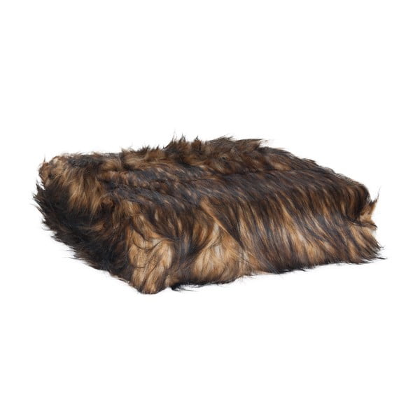 Hnedá prikrývka Clayre & Eef Fur, 130 x 180 cm
