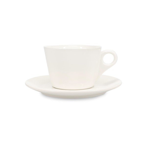 Biela porcelánová šálka na latte 280 ml Barista – BonBistro-image-1