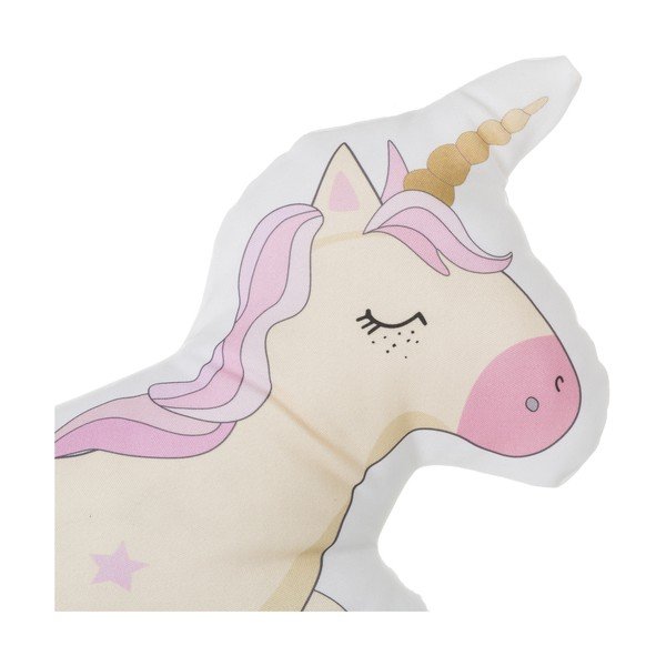 Sada 3 farebných vankúšov v tvare jednorožca Unimasa, 34 x 30 cm-image-3