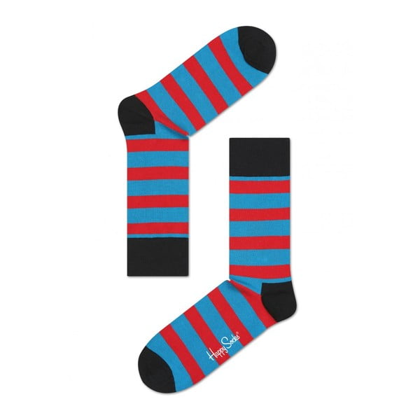 Ponožky Happy Socks Blue and Red Stripes, veľ. 41-46