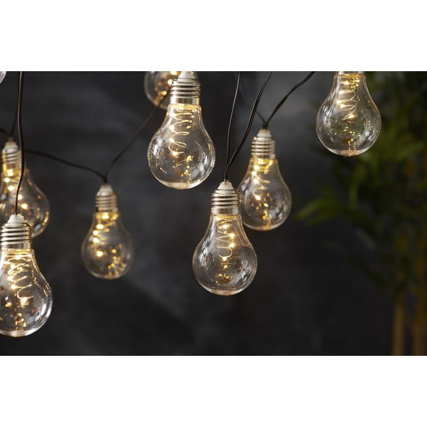 Biela solárna svetelná LED reťaz vhodná do exteriéru Star Trading Glow, dĺžka 1,9 m-image-3