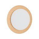 Kovové LED nástenné svietidlo v prírodnej farbe ø 40 cm Novae – Kave Home