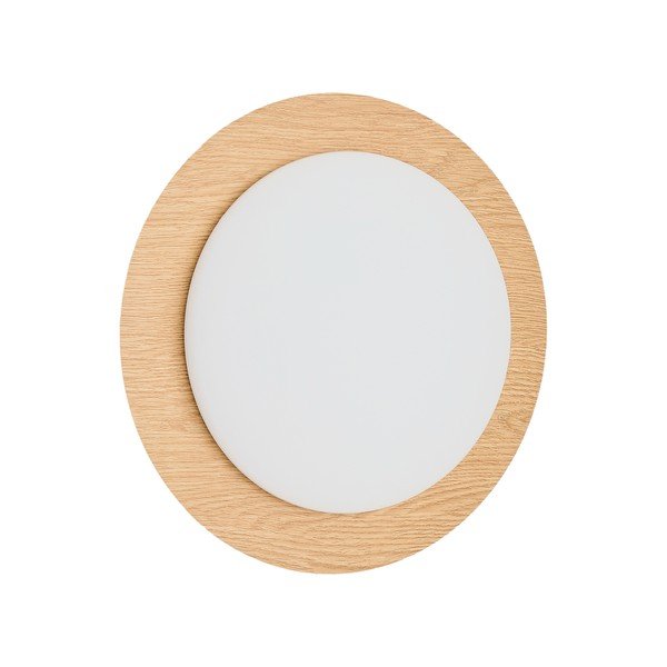 Kovové LED nástenné svietidlo v prírodnej farbe ø 40 cm Novae – Kave Home