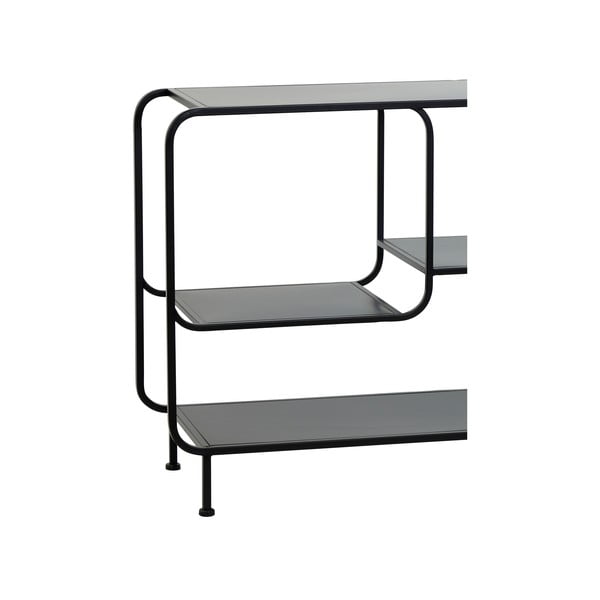 Čierna kovová knižnica 141x81.5 cm Winston - Light & Living-image-3