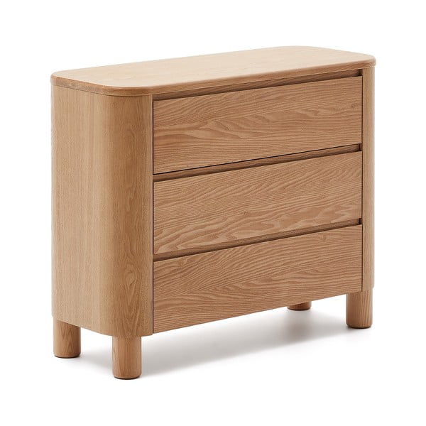 Komoda v dekore jaseňa v prírodnej farbe 120x80x40 cm Salaya – Kave Home-image-2