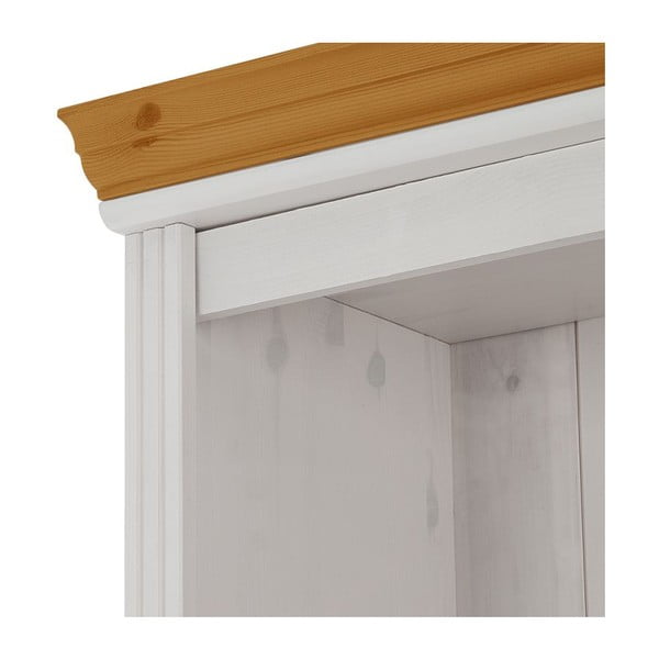 Biela TV zostava z borovicového dreva 214x223 cm Anita – Støraa-image-4