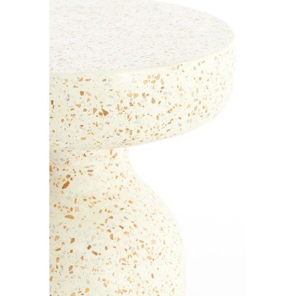 Terrazzo okrúhly odkladací stolík ø 32 cm Moravit – Light & Living-image-3