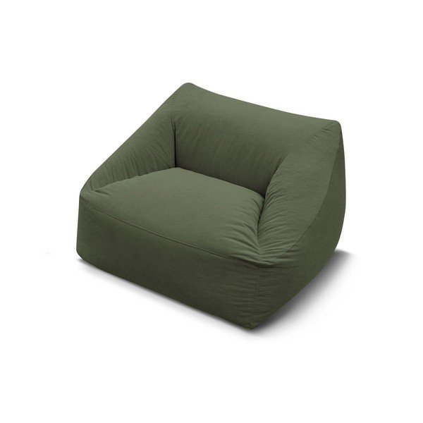 Zelený menčestrový sedací vak Lilibet – Bobochic Paris-image-4