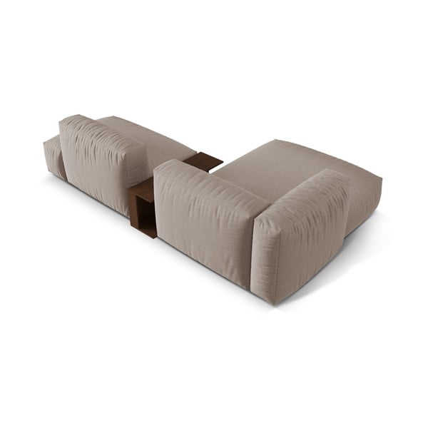 Béžová modulárna rohová pohovka (ľavý roh) Martina – Micadoni Home-image-4