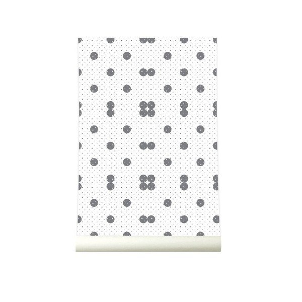 Tapeta Dots Grey-image-1