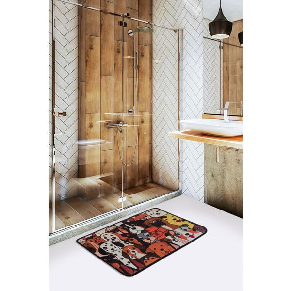 Kúpeľňová predložka 60x40 cm Dogs - Foutastic-image-1