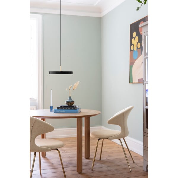 Čierne LED závesné svietidlo so stmievačom s kovovým tienidlom ø 31 cm Asteria Plus Mini – UMAGE-image-1