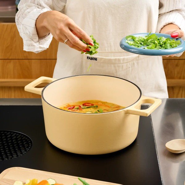 Liatinový kastról s pokrievkou na indukčný varič 5,5 l Mattia 3.0 – FABINI-image-1