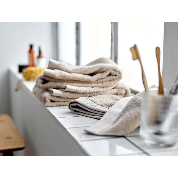 Béžový froté bavlnený uterák 50x100 cm Comfort – Södahl-image-1