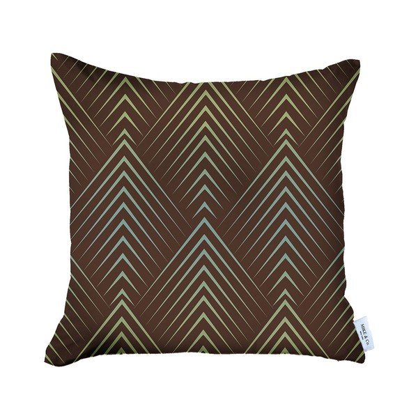 Hnedá obliečka na vankúš Mike & Co. NEW YORK Jungle Trees, 43 x 43 cm