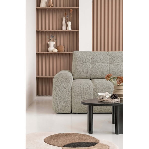 Svetlohnedá rozkladacia modulárna rohová pohovka s úložným priestorom (pravý roh) Lulu – Miuform-image-4