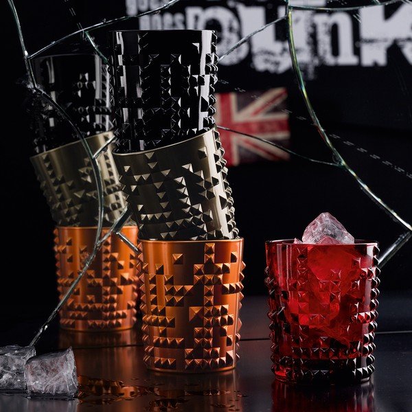 Oranžový pohár z krištáľového skla Nachtmann Punk, 348 ml-image-1