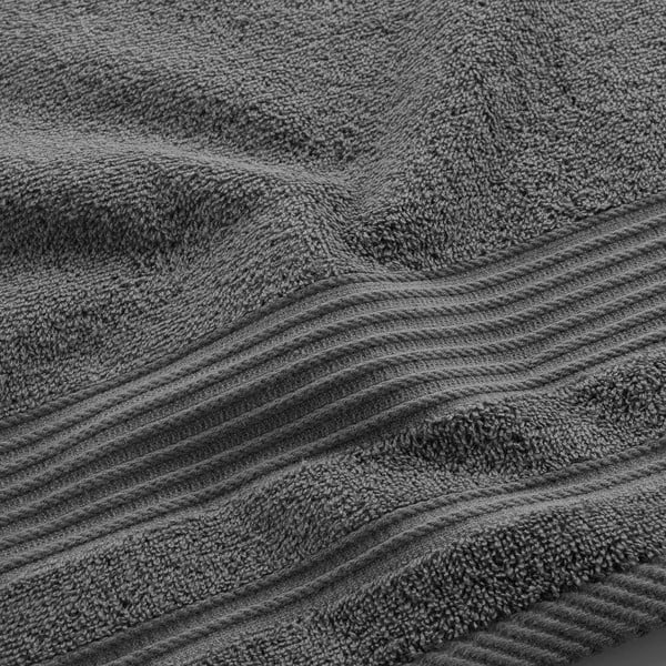 Tmavosivý froté bavlnený uterák 50x90 cm Tendresse – douceur d'intérieur-image-2