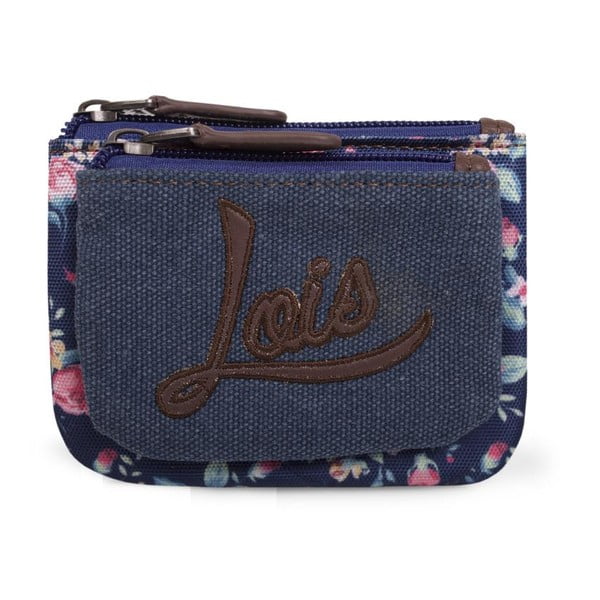 Modrá peňaženka Lois na drobné