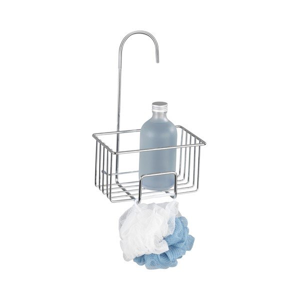 Závesná kúpeľňová polička z nehrdzavejúcej ocele v lesklej striebornej farbe Milito – Wenko-image-2