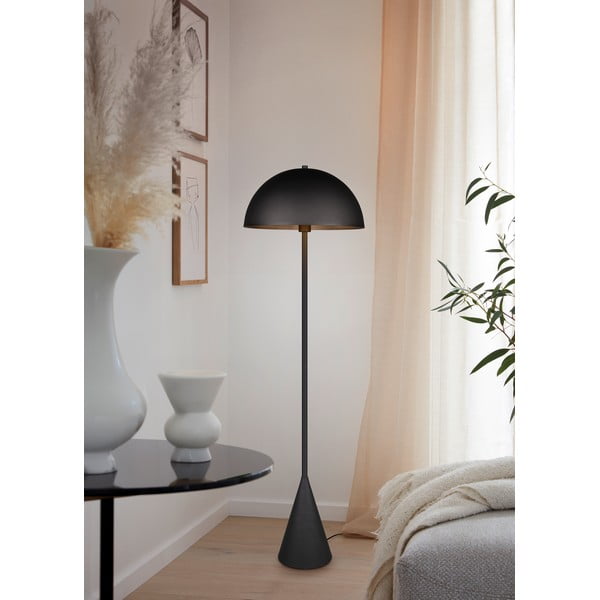Čierna stojacia lampa (výška 130 cm) Alfie – Trio-image-1