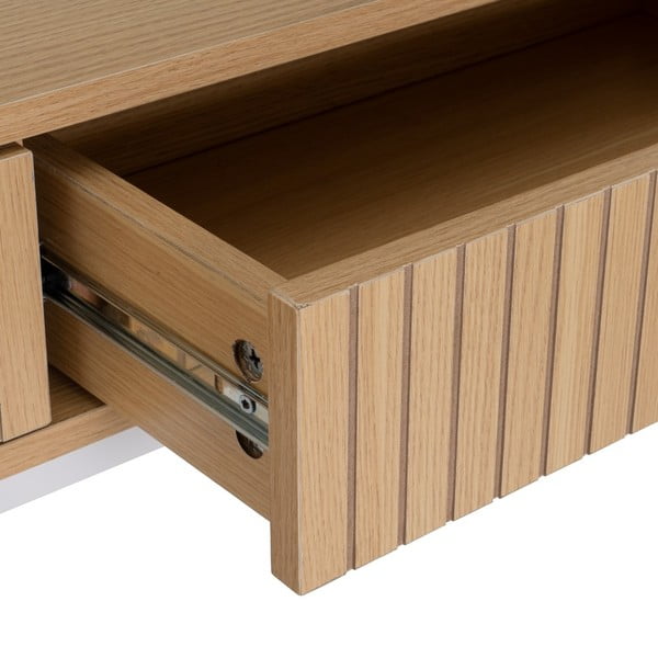 Konzolový stolík v dekore duba v prírodnej farbe 30x100 cm Mid-Lines – Casa Selección-image-3