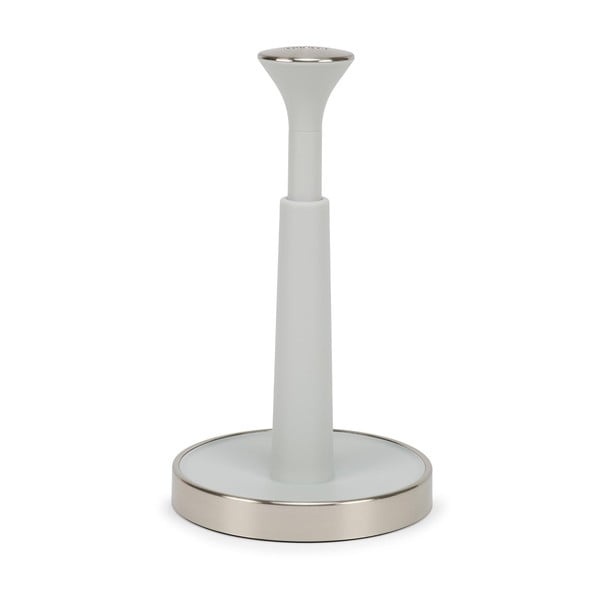 Biely plastový stojan na papierové utierky ø 16 cm Push&Tear – Joseph Joseph