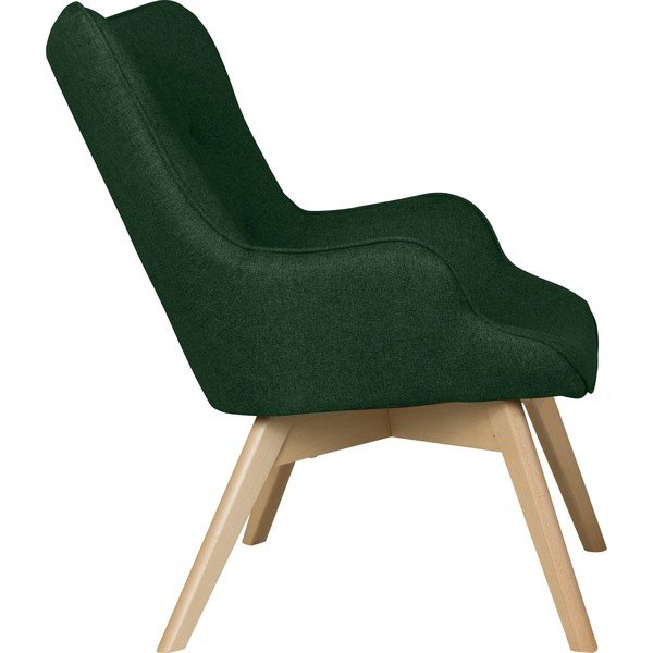 Tmavozelené kreslo Niko – Ropez-image-3