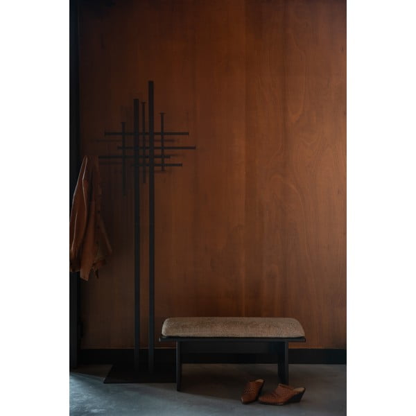 Čierny oceľový vešiak 71x185 cm Rumex – Dutchbone-image-1