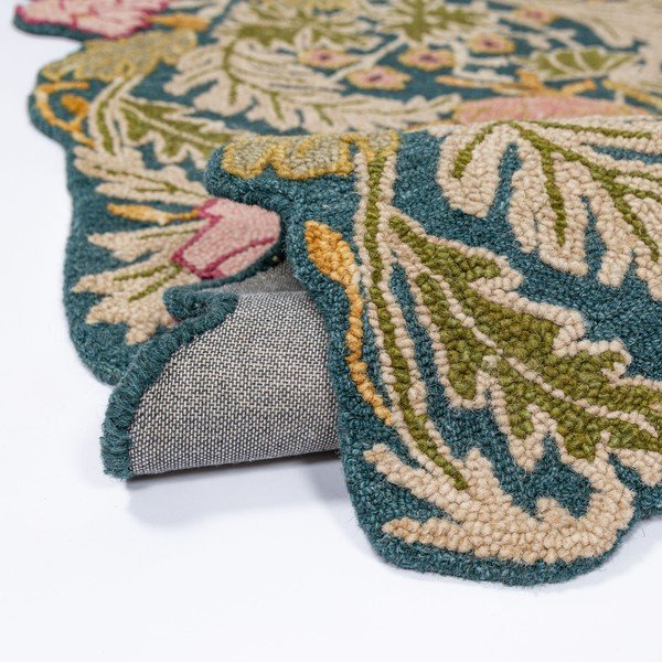 Ručne tkaný vlnený behúň 60x230 cm Daphne Shaped Floral – Flair Rugs-image-3