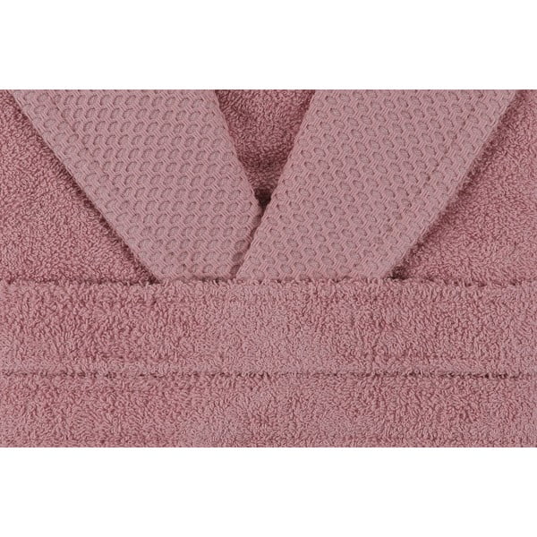 Ružový bavlnený župan veľkosť L Cappa – Foutastic-image-3