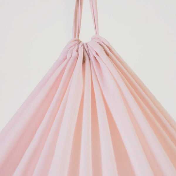 Svetloružový bavlnený baldachýn Carelene - Kave Home-image-1