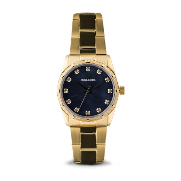 Čierno-zlaté dámske hodinky Zadig & Voltaire