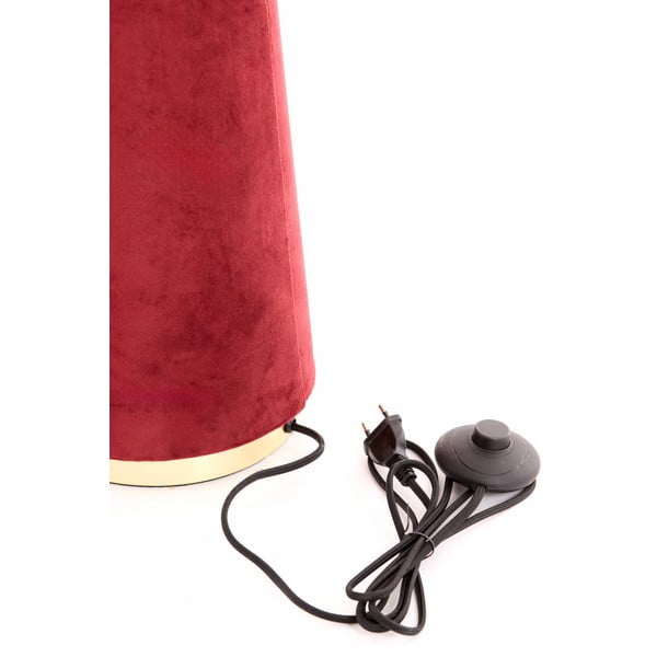 Červená stojacia lampa s textilným tienidlom (výška 168 cm) Devia – Light & Living-image-4