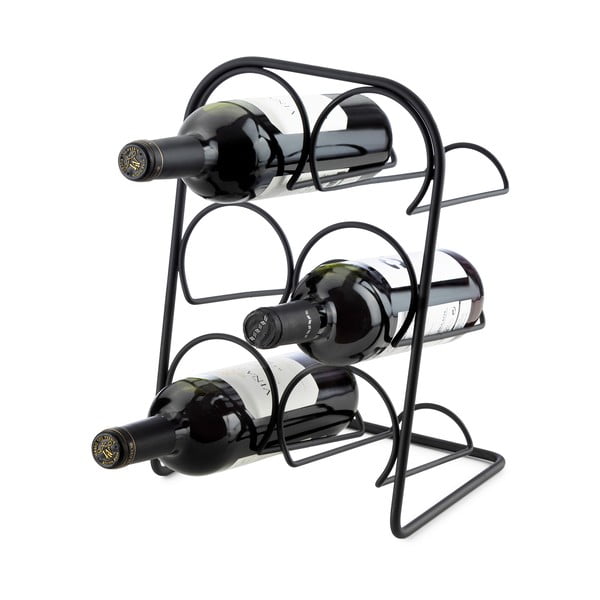 Kovový stojan na víno na 6 fliaš – Compactor