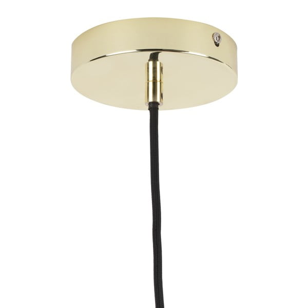 Kovové závesné svietidlo v zlatej farbe Leitmotiv Lucid, ø 35 cm-image-3