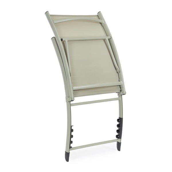 Taupe kovové záhradné ležadlo Taylor – Bizzotto-image-3