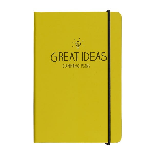 Notes A5 Happy Jackson Great Ideas Yellow