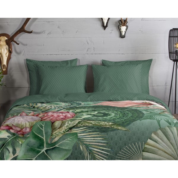 Zelené flanelové obliečky na jednolôžko 140x200 cm - HIP-image-2