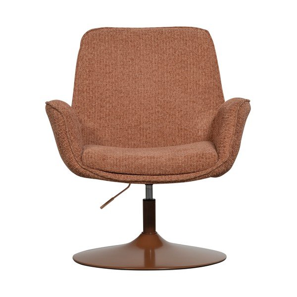 Oranžové kreslo s nastaviteľnou výškou sedadla Marten – WOOOD-image-2