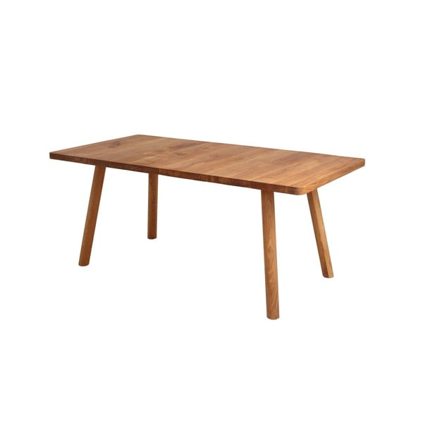 Jedálenský stôl z dubového dreva Custom Form Rubens, 180 × 90 cm