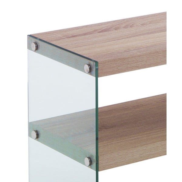 Konzolový stolík s doskou v dubovom dekore v prírodnej farbe 35x100 cm Nancy – Tomasucci-image-3