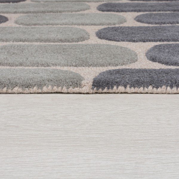 Sivý vlnený koberec Flair Rugs Fossil, 160 x 230 cm-image-3