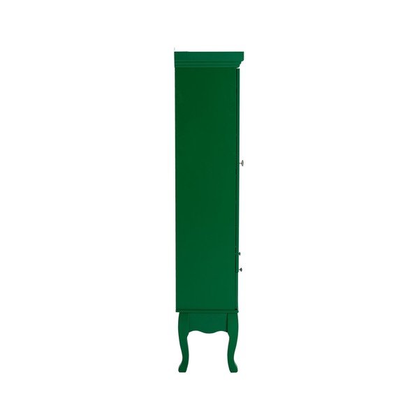 Zelená závesná vitrína z MDF 85x170,5x35 cm Prato – Ellos Home-image-2