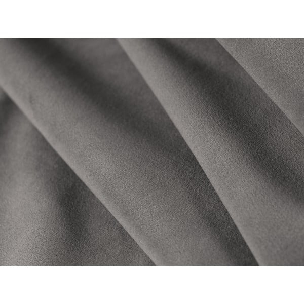 Tmavosivá čalúnená dvojlôžková posteľ s roštom 140x200 cm Lily - Micadoni Home-image-1