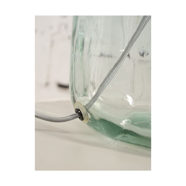 Stolová lampa s béžovým tienidlom a konštrukciou z recyklovaného skla Good&Mojo Murano, ⌀ 30 cm-image-1