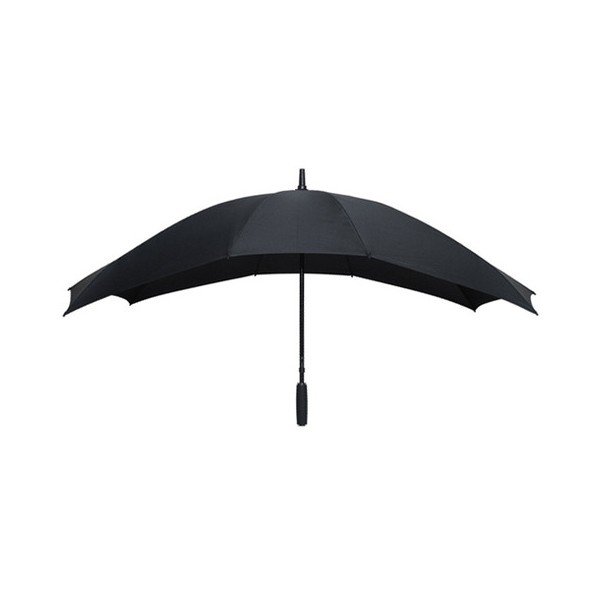 Čierny golfový dáždnik pre dve osoby odolný proti vetru Ambiance Falconetti, dĺžka 150 cm-image-1