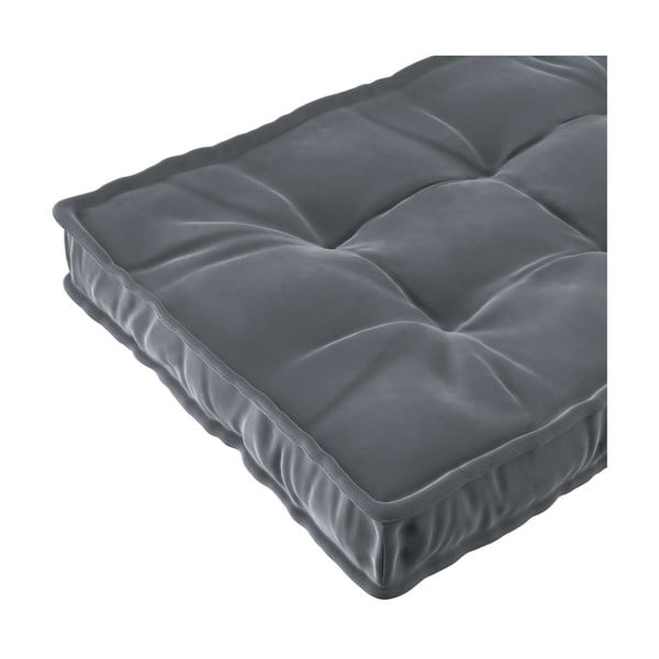 Tmavosivý detský matrac 60x120 cm Posh Velvet - Yellow Tipi-image-1