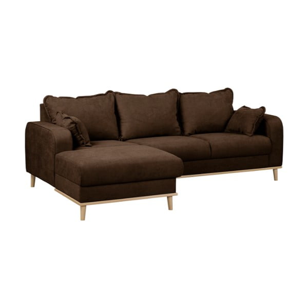 Tmavohnedá rohová pohovka (ľavý roh) Beata - Ropez-image-2