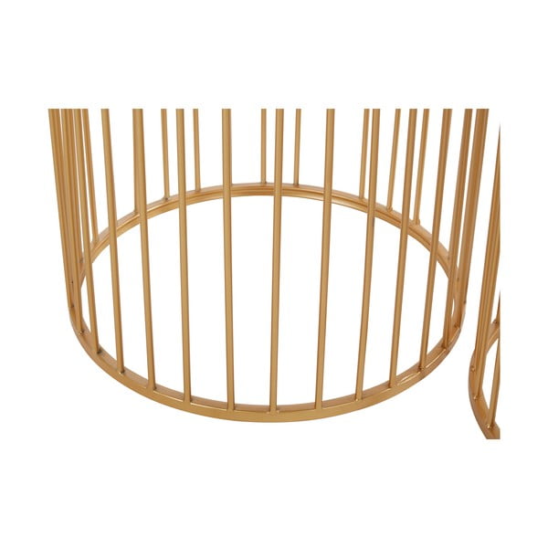 Okrúhle odkladacie stolíky so sklenenou doskou v súprave 2 ks Avantis – Premier Housewares-image-3